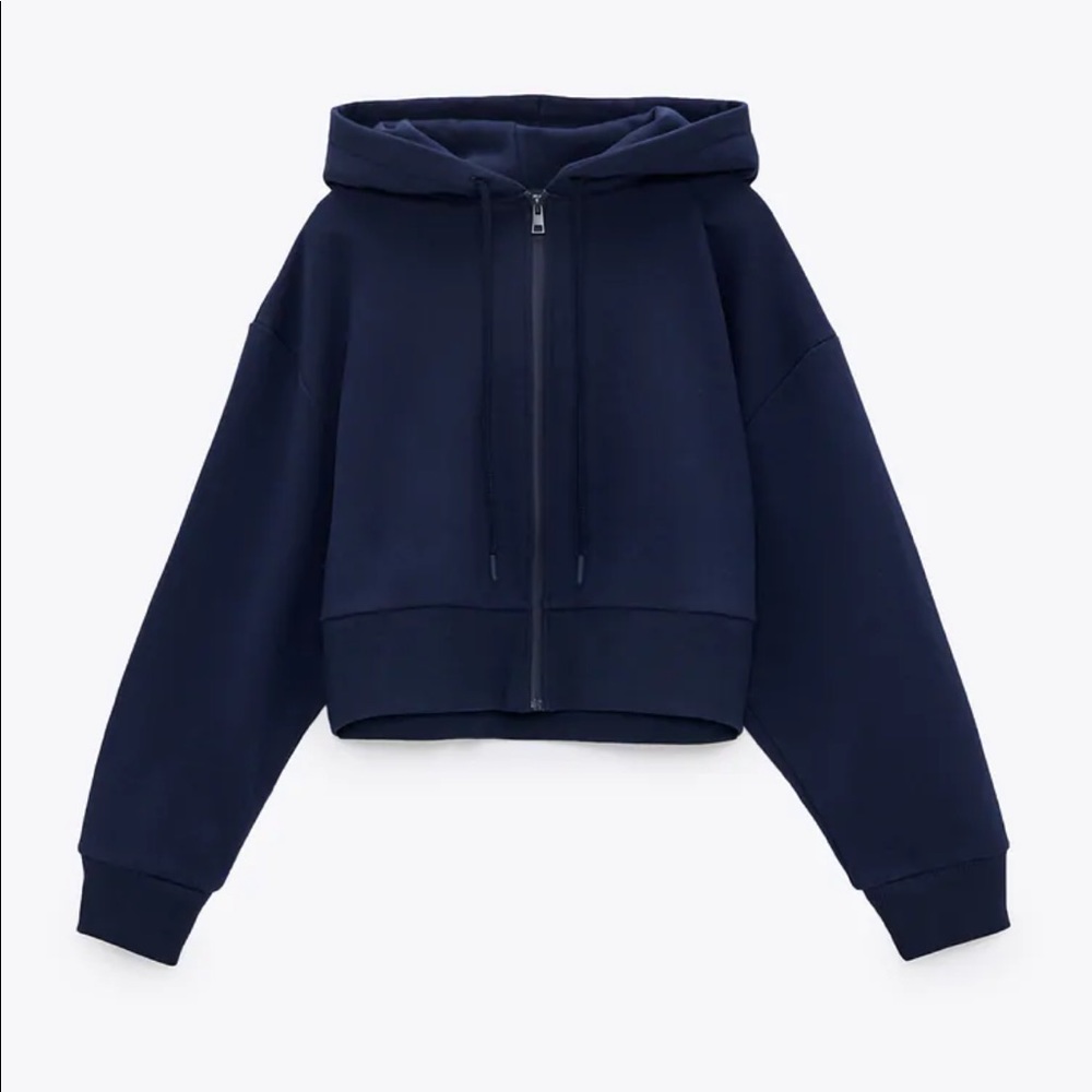 Zara Cropped Hoodie